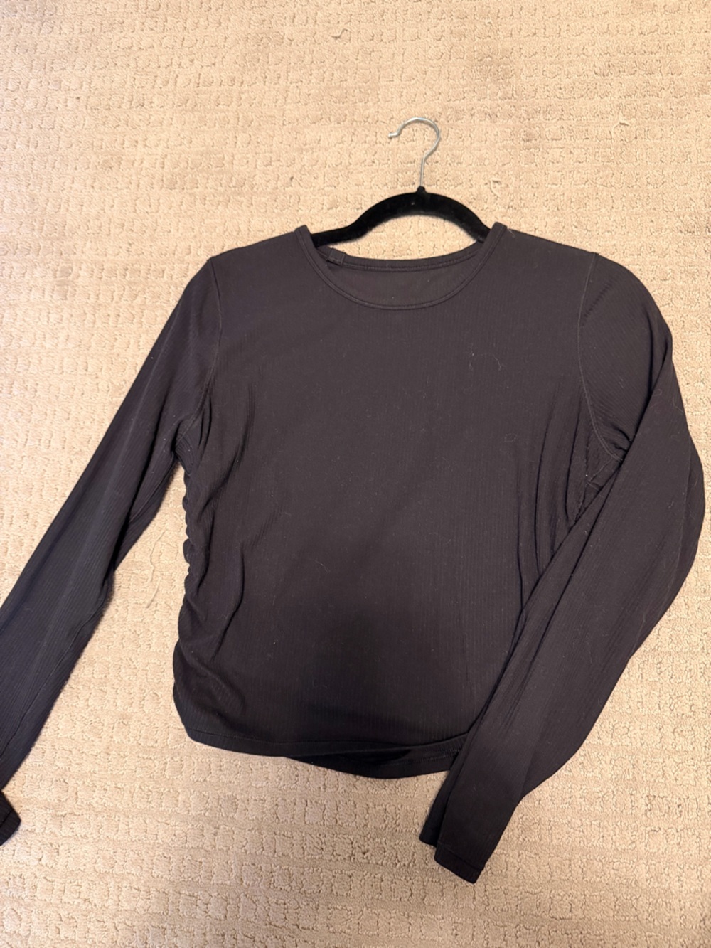 Lululemon ribbed long sleeve - Black